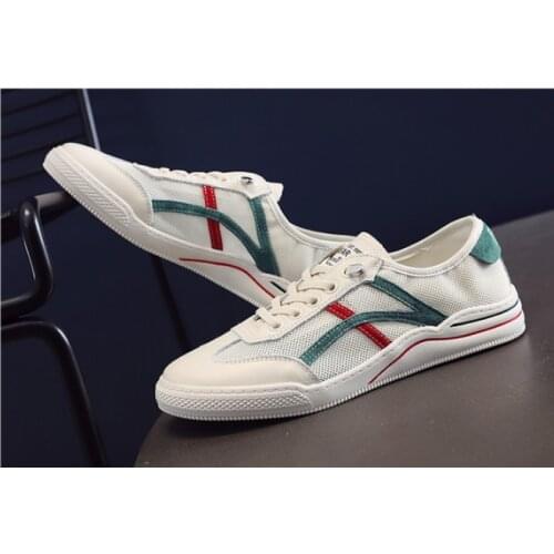 Mesh and cowhide leather hollow out single womens shoes