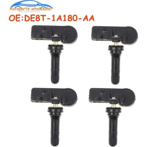 4 PCS DE8T-1A180-AA DE8T1A180AA For Ford Lincoln Tire Pressure Monitoring Sensor TPMS DE8T-1A150-AA 9L3T-1A180-AF 9L3T1A180AF