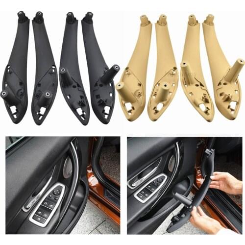 4pcs Car Interior Door Handles Inner Trim Door-Pull Handle Front+rear+Left+Right For BMW F30 F80 F31 F32 F33 F35 2012-2017