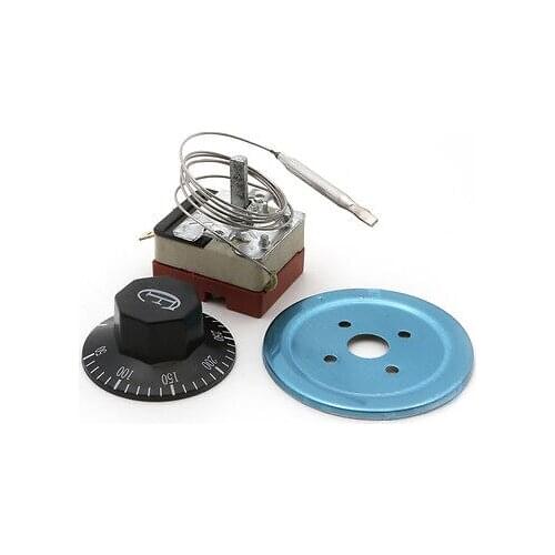 AC 220V 16A Dial Thermostat Temperature Control Switch For Electric Oven 50-300 C -Y103