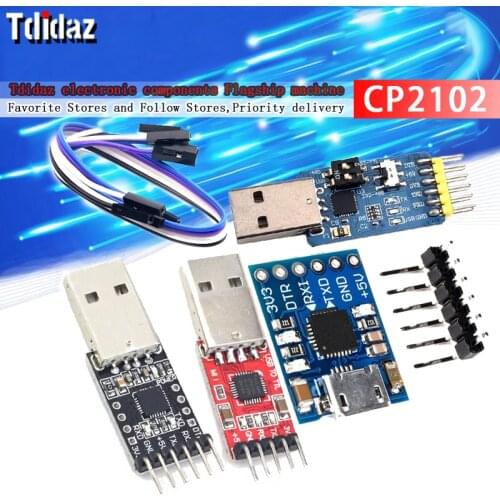 CP2102 USB 2.0 to UART TTL 5PIN Connector Module Serial Converter STC Replace FT232 CH340 PL2303 CH9102