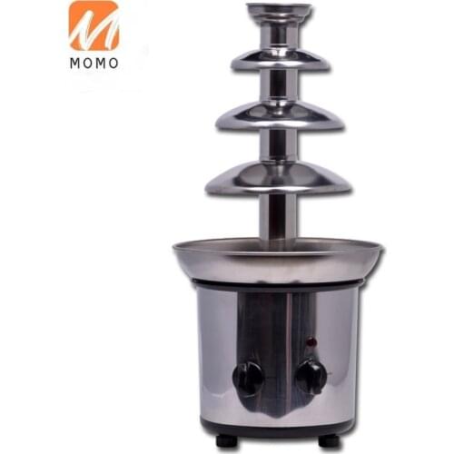 Household four-layer low power approval Waterfalls Leaf Shape Tower Chocolate fondue Fountain maker Machine