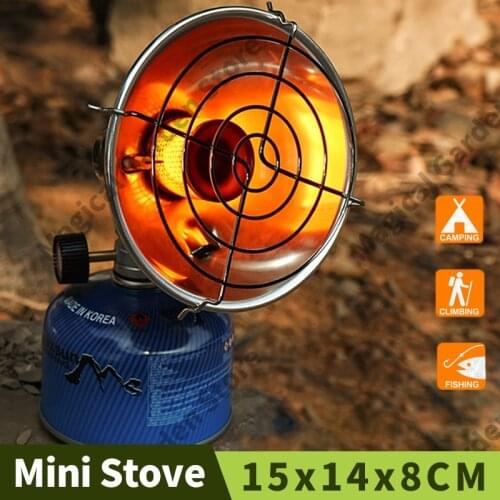 Fire Pit Autumn Winter Gas Heater Fishing Camping Stove Gas Fire Pit Heaters For Tents Electronic Ignition Backyard Mini Heater