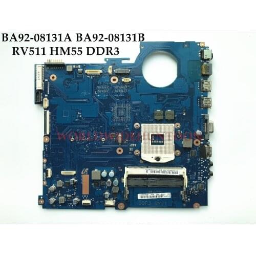 BA92-08131A BA92-08131B For Samsung RV509 RV511 Laptop Motherboard HM55 PGA989 DDR3 Without video card Tested&High Quality