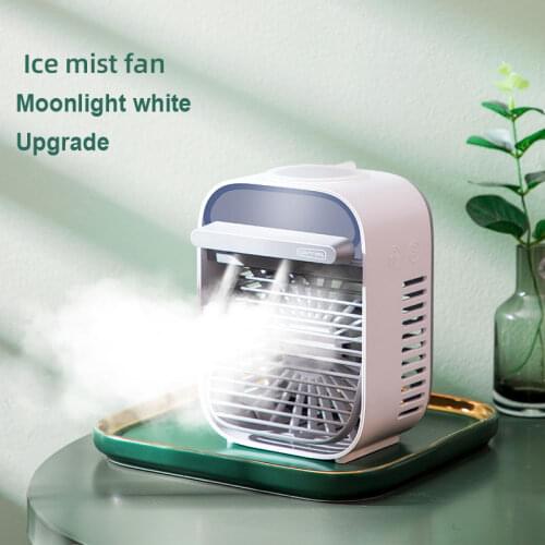 Mini Air Conditioning Fan USB Portable Air Cooler Humidifier Desktop Air Cooling Fan for Home Office Humidification Equipment
