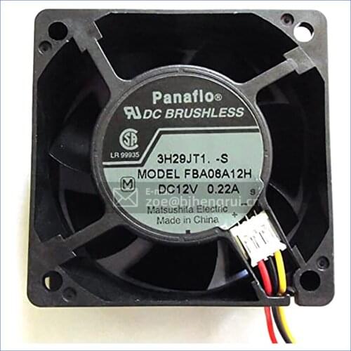 Brand new NMB FBA06A12H 6025 12V 0.22 A 3 WIRE Axial Cooling Fan for Computer Case