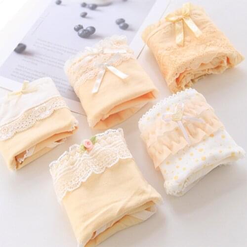 New Arrivl 4Pcs/Lot Girl Panties Underwear Cotton Comfortable Cartoon Wholesale FS002-4