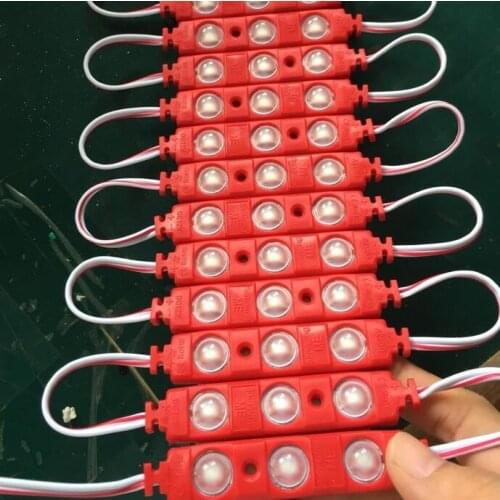 New waterproof 5730 3LEDs Injection module super bright led modules lighting white/Warm /red/green/blue/Yellow/Pink Dc12V