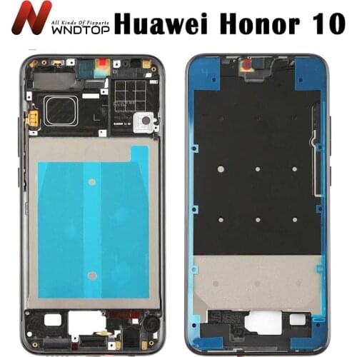 Front Frame For 5.84" Huawei Honor 10 Front Frame Middle Frame Bezel Huawei Honor 10 Housing With Power Side Buttons