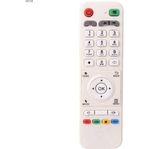 White Remote Control Controller Replacement for LOOL Loolbox IPTV Box GREAT BEE IPTV and MODEL 5 OR 6 Arabic Box M5TB
