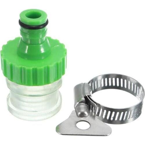 Adjustable Garden Tap Quick Release Connector Faucet Adapter Water Hose Fittings Pipe Coupler for 14-24mm Tap
