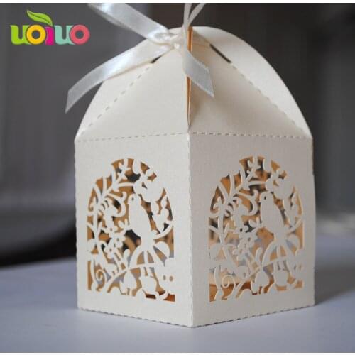 Yoyocraft laser cutting paper candy box with free logo