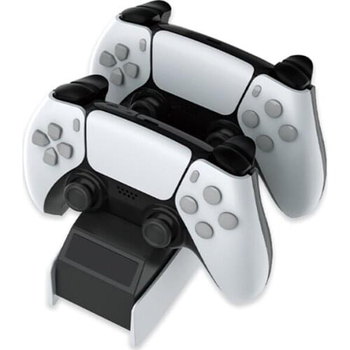 Dual Sense Charging Dock Handle Charger Station USB Charger Cable for PS5 Joypad