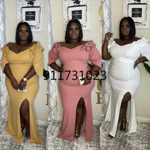 Plus Size Dresses for Women 4xl 5xl African Women Short Sleeve V-neck Long Dress African Dresses for Women Maxi Dress