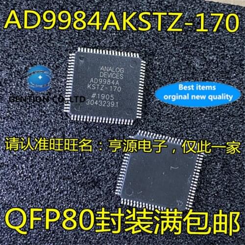 2Pcs AD9984A AD9984AKSTZ-170 QFP80 in stock 100% new and original