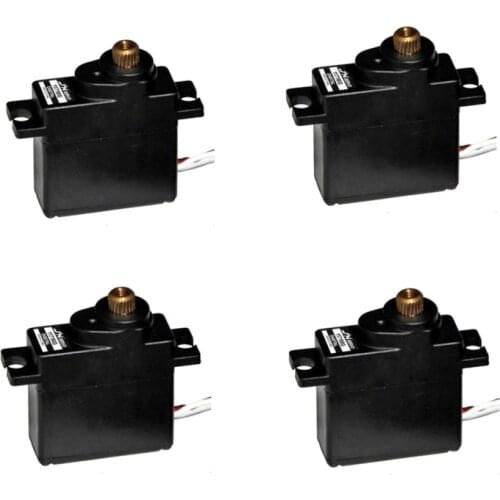 4PCS JX Servo PDI-1171MG 17g Digital Metal Gear Iron Core Servo 3.5KG for RC Airplane Helicopter Vehicle Car Robot DIY Parts