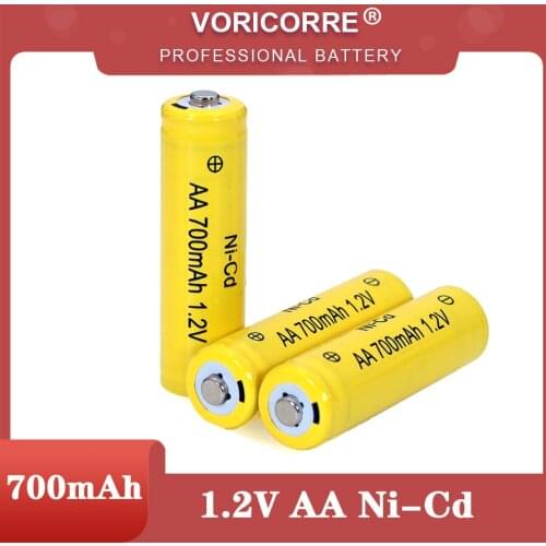4PCS NI-CD AA Batteries 1.2v Rechargeable nicd Battery 1.2V Ni-Cd aa For Electric remote Control car Toy RC ues