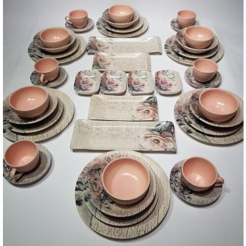 44 piece 6 a Breakfast for Dinner set