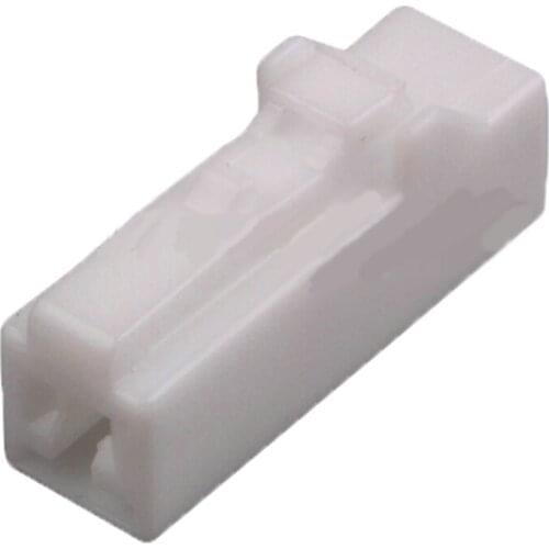 5/10/20/50/100sets 1pin White Auto Electric Plastic Plug Wiring Harness Cable Unsealed Connector 7283-1010