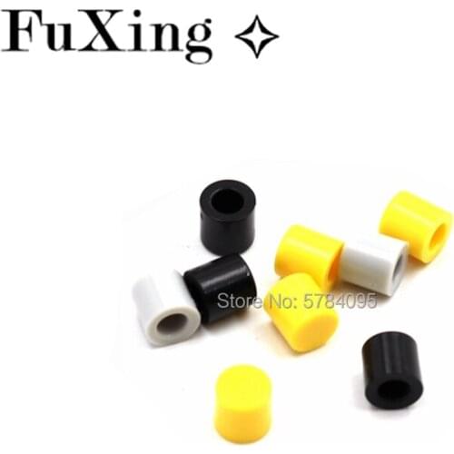 50PCS 6X6 Key A56 Switch Cap for 6*6 Buttons Multicolor 6MM Height Red/White/Black/Blue/Green/Yellow 7 Color Plastic Cap HatG62