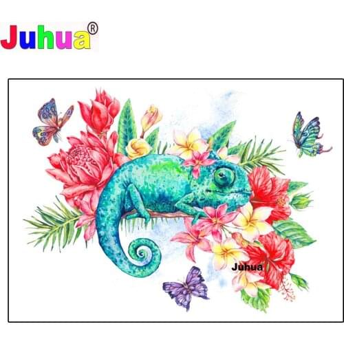 5D Diy Diamond Painting Abstract Colorful Animal Chameleon Mysterious Box Mosaic Home Decor Handmade Full Diamond Embroidery