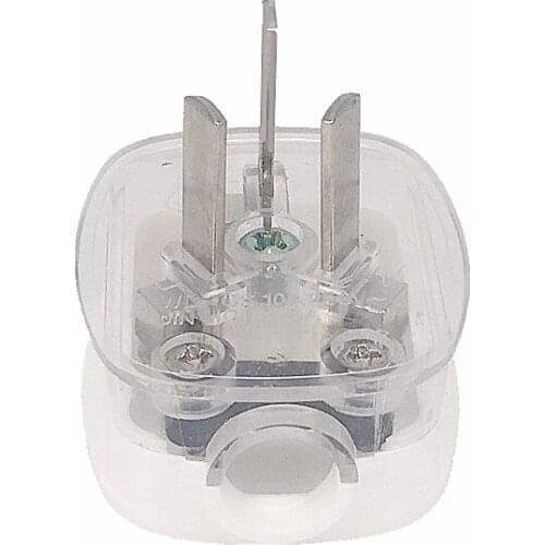 AU Plug AC Power Adapter Socket 16A 250V Connector Cable Electrical Plug White Male Converter Adaptor Detachable Plug