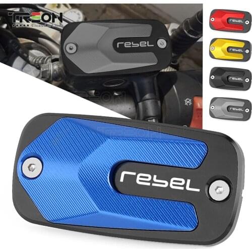 Motorcycle Accessories New For Honda Rebel 300 Rebel 500 2017 2018 2019 2020 CNC Aluminum Front Brake Fluid Reservoir Cover Cap