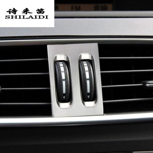 Auto interior accessories Air outlet knob panel car Covers stickers Trim For mercedes W204 C CLASS 2011 2012 2013 car styling