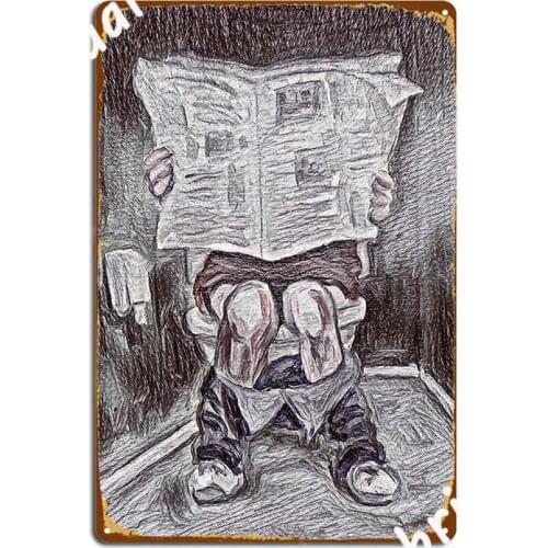 Bathroom Decor Cartoon Metal Sign Cinema Kitchen Kitchen Plates Customize Tin Sign Poster