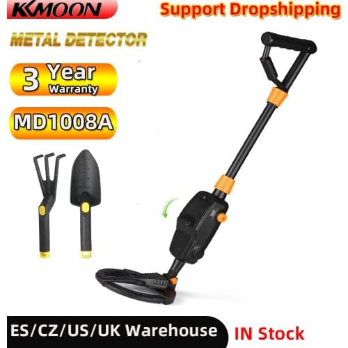 Children Lightweight Handheld Metal Detector Gold Digger Treasure Hunter Tracker Seeker with Waterproof Search Coil for Kids