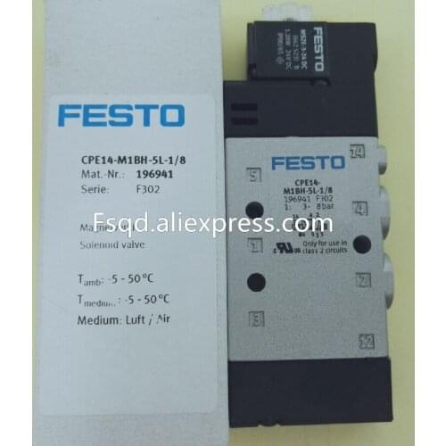 CPE14-M1BH-5L-1/8 196941 New and original FESTO solenoid valve