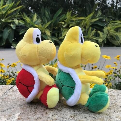 Red Green Koopa Troopa 6" Super Bros Plush Toy Cute Stuffed Animal Doll Turtle Toys Gift