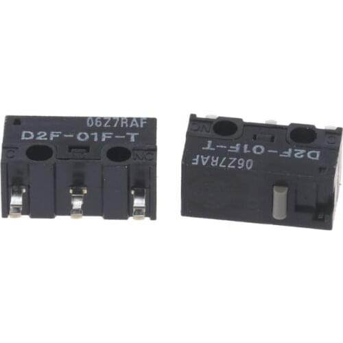 YYDS 2Pcs Original Mouse Micro Switch D2F-01F-T Gray Dot for logitech