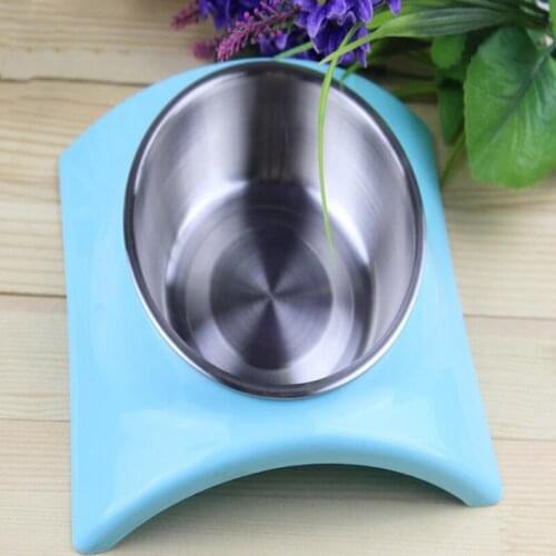 Dog Dual-use Food Bowl Cat Bowl Teddy Stainless Steel Single Bowl Leak-proof Dog Basin Wash Basin Pet For Feeding Care