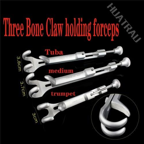 Orthopaedic instruments medical three claw bone holding forceps push bone holding forceps three claw reduction forceps bone fixa