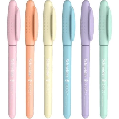 1pc Schneider BK402+ Macaron colors Fountain Pen Writing Calligraphy 6 Colors Available Office and School Supplies
