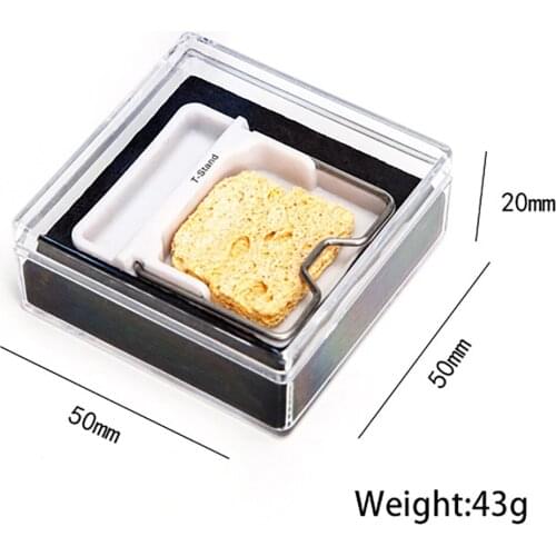 T-Stand Soldering Iron Stand Holder Soldering Welding Mini Zirconium Dioxide Ceramic For TS100 TS80