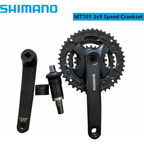 Shimano ALIVIO MT101 3×9 Speed Crankset FC-MT101 170mm 44-33-22T For MTB Mountain Bike Bicycle Accessories