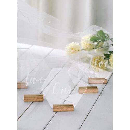 Hexagon Table number, acrylic wedding table number, Geometric Wedding Table Decor, Plexiglass Table Number, Modern Weddings