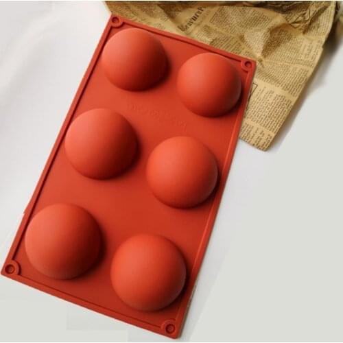 Silicone Cake Mold For Chocolate Baking Dome Cake Pastry Baking Round Candy Pudding Jelly Ball Form Dessert Mould DIY Cake Decor