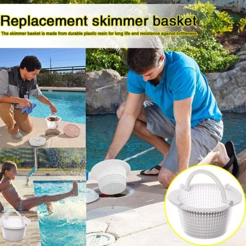 Pools Skimmer Baskets Swimming Pool Pond Accessories Skimmers Strainer Handle Basket Replacement Filter Cleaner Cleaning Tool