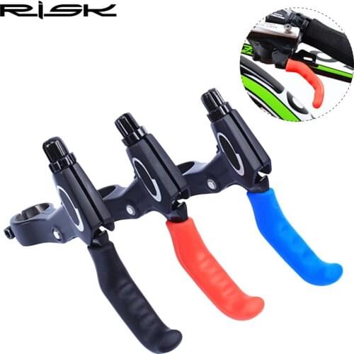RISK 1Pair Universal Silicone Gel Brake Handle Lever Cover Mountain Road Bike Bicycle ProtectionCover Protector Sleeve Anti-skid
