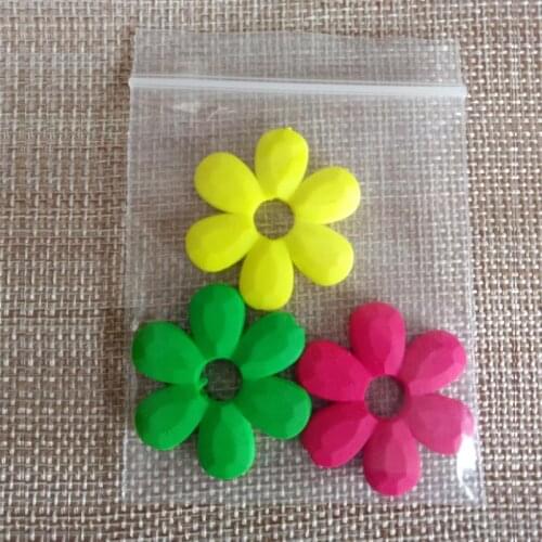 100pcs Mini Jewelry Ziplock Zip Zipped Lock Reclosable Plastic Poly Clear Bags Thickness 0.1mm Transparent Jewelry Package Bag