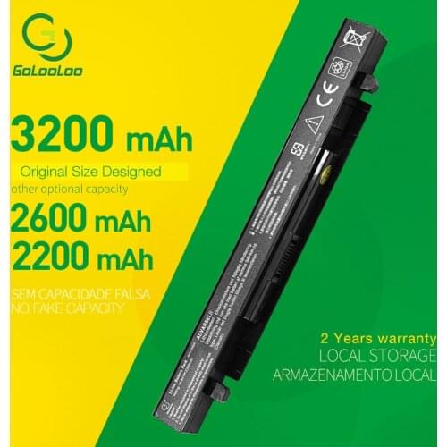 14.8V Laptop Battery For Asus A41-X550 A41-X550A A450 A550 F450 F550 F552 K550 P450 P550 R409 R510 X450 X550 X550C X550A X550CA