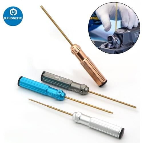 4 In 1 Hex Screwdriver Tool Kit 1.5/2/2.5/3mm Hexagon Head Titanium Coated Non-slip Hex Screw Driver For RC Helicopter Drone DIY