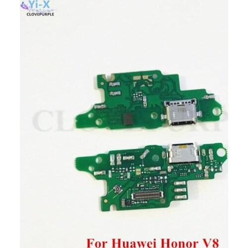 5PCS/Lot Micro Dock Connector Charger USB Plug Charging Port Flex Cable For Huawei Honor V8 Repair Parts