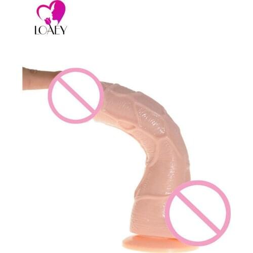 7.5 Inches Womens Huge Dildo Penis Cock Whopper Dong Big Realistic Shape With Suction Cup Masturbator Adult Toy Sex Products