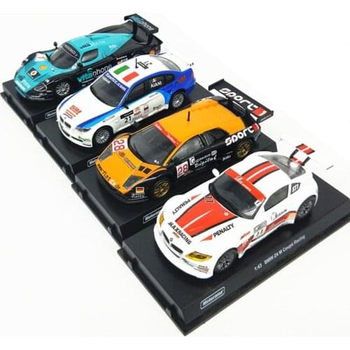 Diecast 1:43 Vehicles BMW Z4M BMW 320 SI Lamborghini FIA GT Alloy Model Car Collection Ornaments Decorate Child Gift
