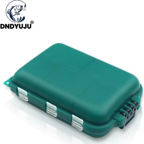 10 Compartments Mini Storage Box Fishing Tackle Box Fishing Bait Spoon Hook Bait Box Gadget Box Fishing Accessories