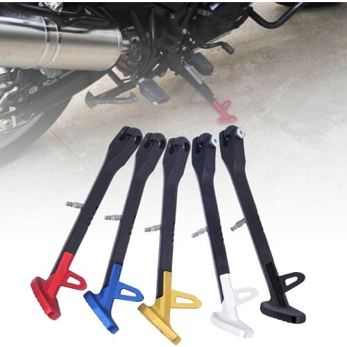 Motorcycle CNC Aluminum Alloy Side Stand Leg Kickstand Supporter 220mm